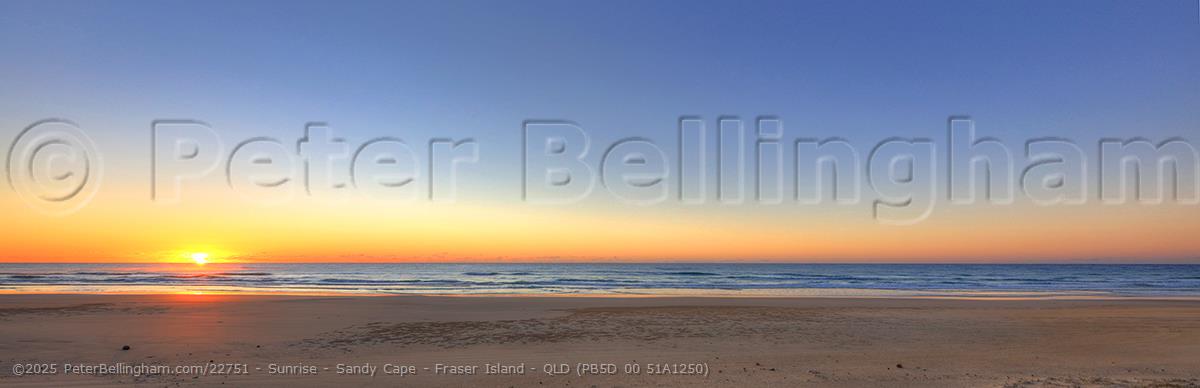 Peter Bellingham Photography Sunrise - Sandy Cape - Fraser Island - QLD (PB5D 00 51A1250)